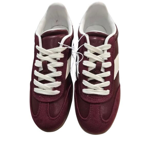 *Universal Thread* Women's Size 8 "Spencer" Sneakers - Burgundy w/Mem Foam *NWB* - Picture 1 of 4